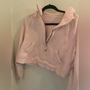 Lululemon Pink Cropped Hoodie Lululemon